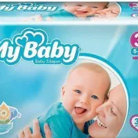 پوشک چسبی مای بیبی  فقط سایز ۳