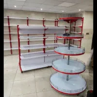 قفسه فروشگاهی وسط و جزیره وسط