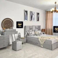 تخت و سرویس ۲نفره تک نفره کفی چوبی|تخت و سرویس خواب|بومهن, |دیوار