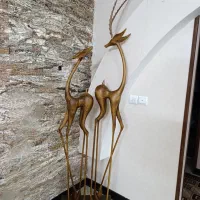 مجسمه چوبی غزال