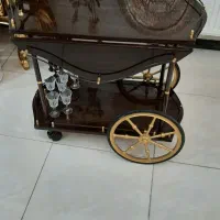 دکوری ترولی  بوفه میزبار ظرف ظروف  میز ناهارخوری