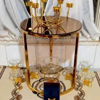 میز عسلی طلایی بل سرویس هفت سین|ظروف سرو و پذیرایی|قرچک, میرزائی شمالی|دیوار