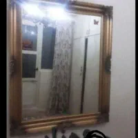 آینه باقاب چوبی بزرگ عتیقه