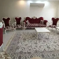 سرویس مبل۷ نفره و ناهار خوری همراه سه عدد میز عسلی