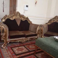 شطرنج برنزی گیلاس خوری برنزی مبلمان چوب راش و میز