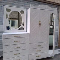 کمدلباس ضربدری و میز آرایش گرد