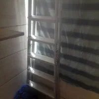 نردبان آلومینیومی ۶ پله دو طرفه