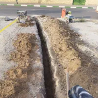 انجام حفاری کندن کانال کاتر آسفالت فیبرنوری کرگیری