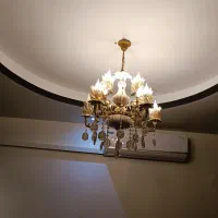 لوستر ۱۰ شاخه یک عدد|لوستر و چراغ آویز|اصفهان, خانه اصفهان|دیوار