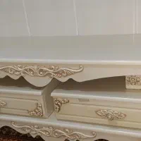 میز تلویزیون کرمی رنگ|میز تلویزیون|قنوات, |دیوار