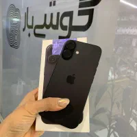 آیفون ۱۶نرمال مشکی با ریجستر باتری ۱۰۰|موبایل|اصفهان, جلفا|دیوار