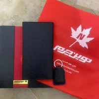 کیف پول کاملا نو نوین چرم + جاسوییچی اشانتیون
