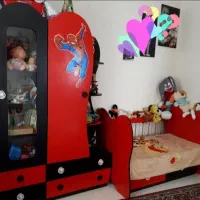 تخت و کمد کودک پرده ست یک میلیون