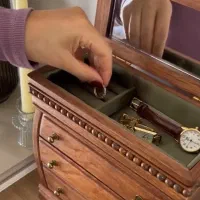 جای اکسسوری چوبی آنتیک|صنایع دستی و سایر لوازم تزئینی|تهران, علم و صنعت|دیوار