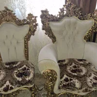 مبلمان ۹نفره همراه بامیزحلومبلی ودوتاعسلی|مبلمان خانگی و میز عسلی|تهران, آبشار|دیوار