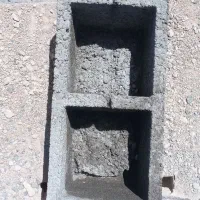 بلوک ۲۰ ×۴۰ ته بسته و ته واز