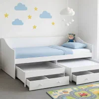 تخت و کمد سرویس خواب کودک نوزاد و نوجوان|اسباب و اثاث بچه|چهاردانگه (تهران), |دیوار