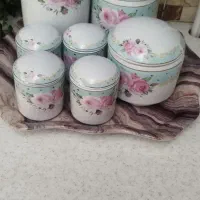 پا سماوری و جای ادویه سرامیکی|ظروف سرو و پذیرایی|چهارباغ, |دیوار