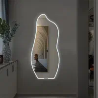 آینه نوردار(نئون) دفرمه قدی