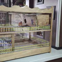 قفس بالانه چوبی درجه ۱