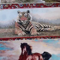 تابلوفرش و دمفرشی یک هدیه ماندگار|تابلو فرش|فولادشهر, ورزشگاه فولادشهر|دیوار