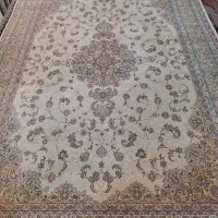 دوتخته فرش ۹متری درحد نو تمام نخ کرم صدفی|فرش|تهران, شهرک استقلال|دیوار