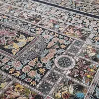 دوتخته فرش ۹متری ۷۰۰شانه ۲۵۵۰تراکم تمام نخ