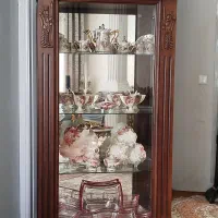 بوفه چوب گردو،آینه اصل