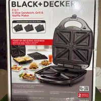 ساندویچ ساز ۳ کاره  بلک اند دکر  TS4130-B5 آکبند