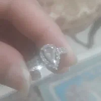 انگشتر زنانه نگین دار اصل نقره ۹۲۵