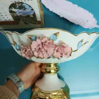 میوه خوری یا کشکول شیک گل برجسته با کارتن