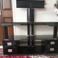 میز تلویزیون شیشه ای