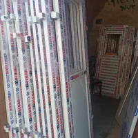 درب تمام آلومینیومی سفید سرویس بهداشتی|مصالح و تجهیزات ساختمان|اصفهان, امامزاده اسماعیل|دیوار