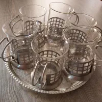 استکان پایه استیل