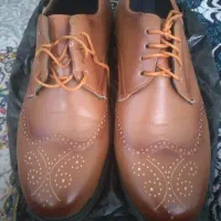 کفش مجلسی سایز ۴۱ دردورنگ مشکی و قهوه ای
