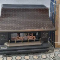 بخاری گازی مدل شومینه