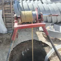 چاه کن مغنی لای روبی چاه کهنه