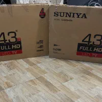 2عدد تلویزیون ledسونیا۴۳اینچ کیفیتful hd تمیز،سالم