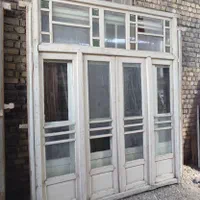 درب پنجره چوبی قدیمی سنتی|مصالح و تجهیزات ساختمان|فلاورجان, |دیوار