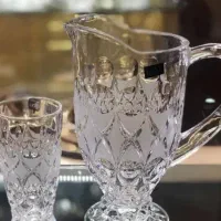 پارچ و لیوان کریستال انجلیکا