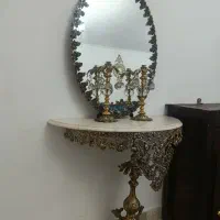 آینه شمعدان برنج