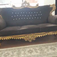 مبل ۷ نفری سالم و تمیز همراه عسلی ها بفروش میزسد|مبلمان خانگی و میز عسلی|خوانسار, |دیوار