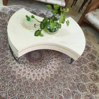 میز جلو مبلی کم جا . دو حالته . چرخشی .باکس دار