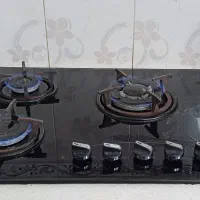 گاز شیشه ای رومیزی ۵ شعله ..کار کرده ..سالم|اجاق گاز و لوازم برقی پخت‌وپز|کلاچای, |دیوار