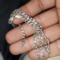 زنجیر نقره ایتالیا تراش ژاپنی