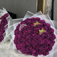 دسته گل و باکس گل روبانی جاودان روز مادر و زن یلدا|گل مصنوعی|رشت, صفاری|دیوار