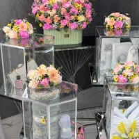 گل آرایی باکس نامزدی وجایگاه عروس