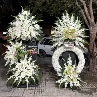 تاج گل ترحیم، تبریک، قیمت منصفانه 1500