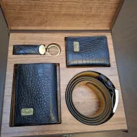 ست کیف و کمربند چرم