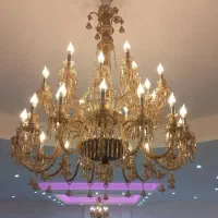 لوستر باکارات تمام کریستال وارداتی|لوستر و چراغ آویز|تبریز, |دیوار